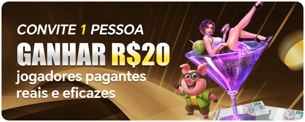 Imagem promocional das apostas esportivas da bet61